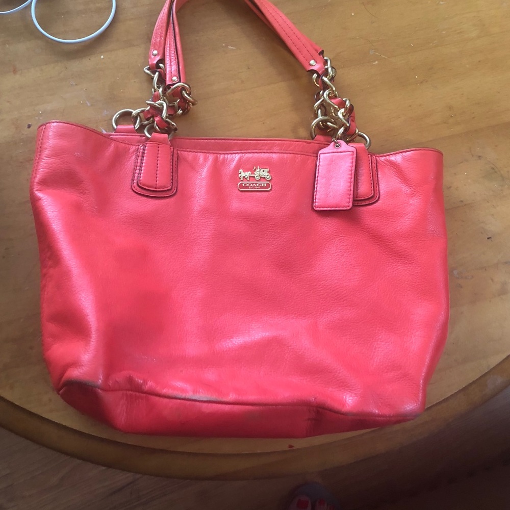 Coach Tote in Poppy